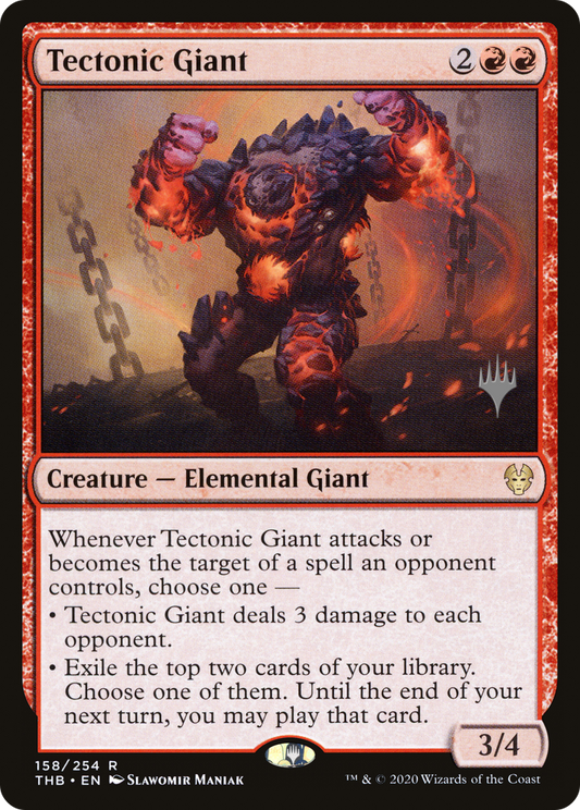 Tectonic Giant (PPTHB-158P) (Foil)