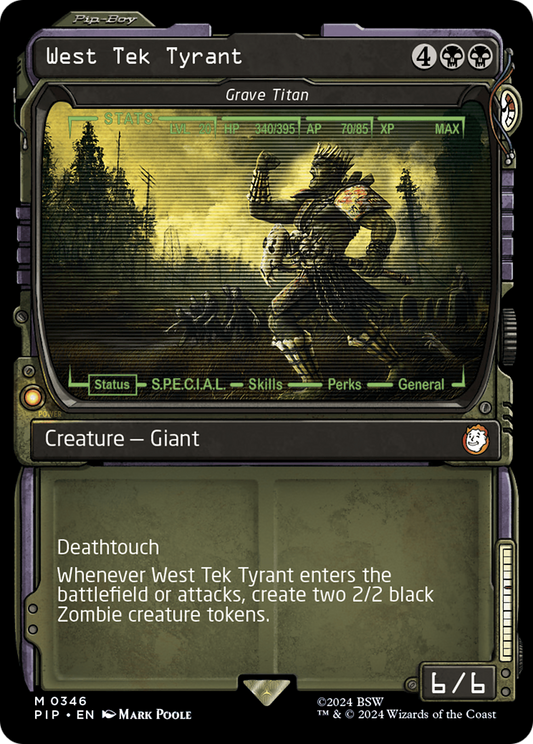 West Tek Tyrant / Grave Titan (PIP-346) (Showcase) (Foil)