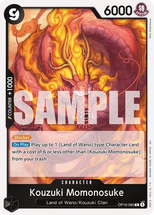 Kouzuki Momonosuke (085) (OP16-085) (Foil)