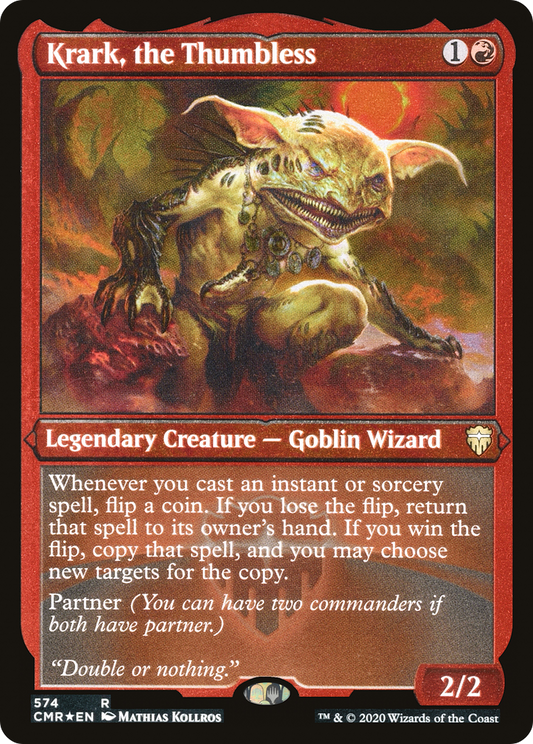 Krark, the Thumbless (CMR-574) (Etched Foil)