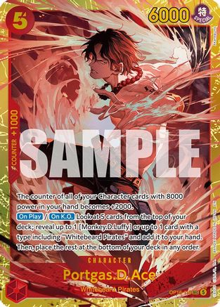 Portgas.D.Ace (118) (OP16-118) (Foil)
