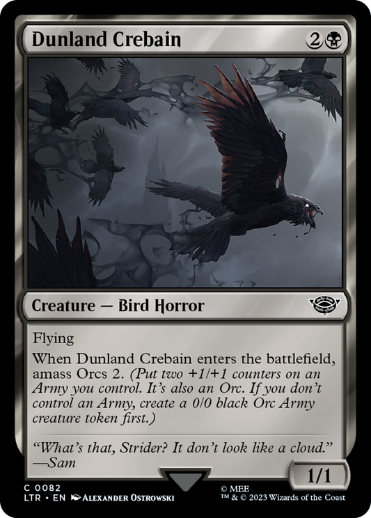 Dunland Crebain (LTR-082) (Foil)