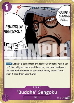 "Buddha" Sengoku (OP16-077) (Foil)