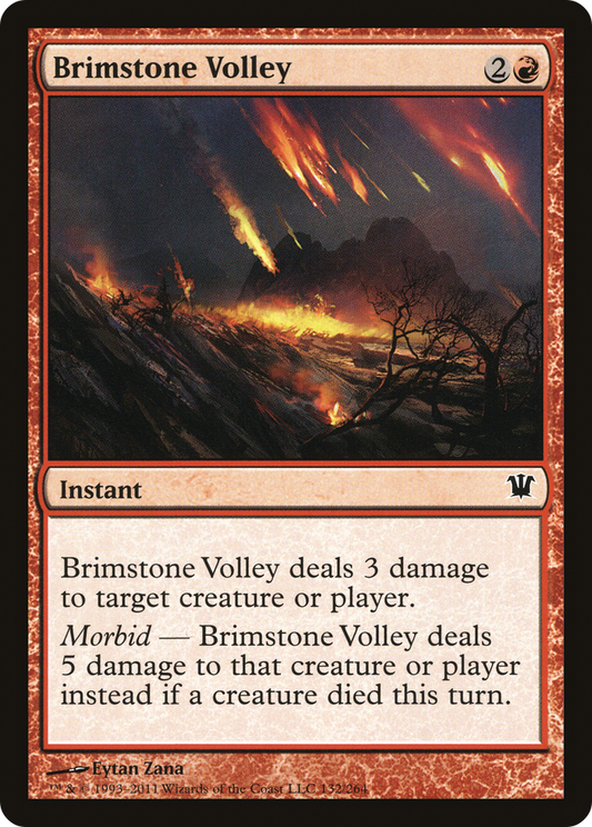 Brimstone Volley (ISD-132) (Foil)