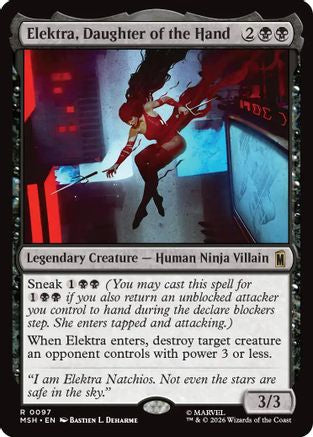 Elektra, Daughter of the Hand (MSH-097) (Foil)