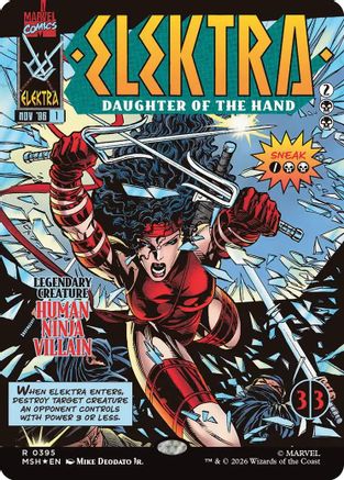 Elektra, Daughter of the Hand (Borderless) (395) (MSH-395)