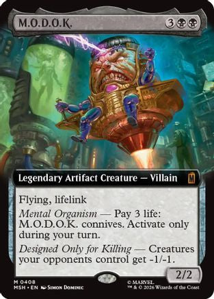 M.O.D.O.K. (Extended Art) (MSH-408) (Foil)