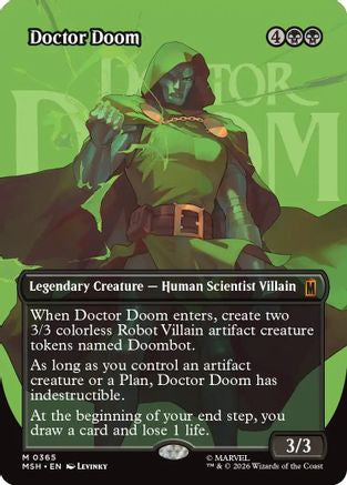 Doctor Doom (Borderless) (365) (MSH-365) (Foil)