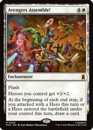 Avengers Assemble! (MSH-006) (Foil)