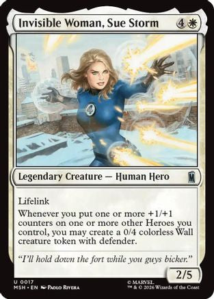 Invisible Woman, Sue Storm (MSH-017) (Foil)