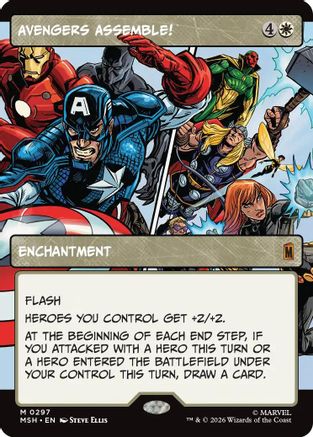 Avengers Assemble! (Borderless) (0297) (MSH-297) (Foil)