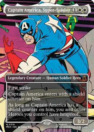 Captain America, Super-Soldier (Borderless) (0316) (MSH-316)