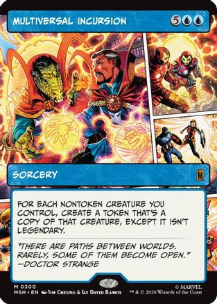Multiversal Incursion (Borderless) (MSH-300) (Foil)