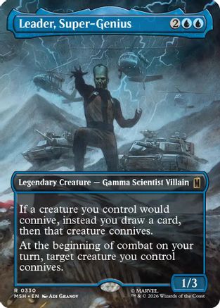 Leader, Super-Genius (Borderless) (MSH-330)