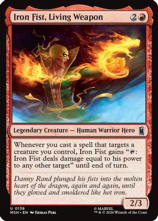 Iron Fist, Living Weapon (MSH-138) (Foil)