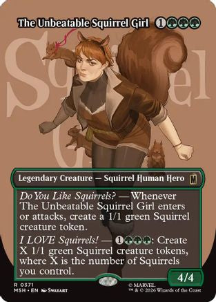 The Unbeatable Squirrel Girl (Borderless) (MSH-371) (Foil)