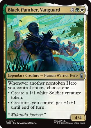 Black Panther, Vanguard (MSH-207) (Foil)