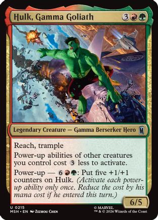 Hulk, Gamma Goliath (MSH-215) (Foil)