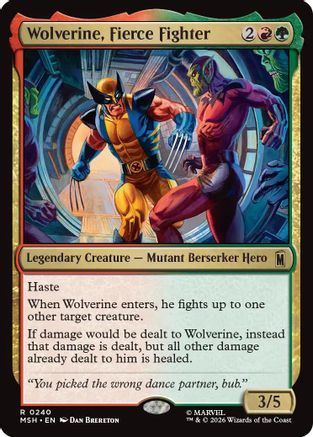 Wolverine, Fierce Fighter (MSH-240)