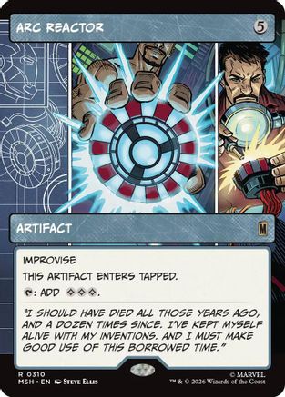 Arc Reactor (Borderless) (MSH-310) (Foil)
