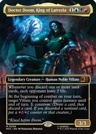 Doctor Doom, King of Latveria (Borderless) (MSC-006)