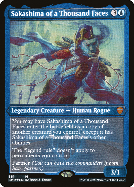 Sakashima of a Thousand Faces (CMR-561) (Etched Foil)