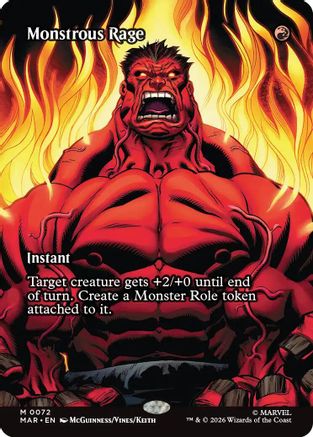 Monstrous Rage (Borderless) (MAR-072)