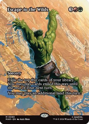 Escape to the Wilds (Borderless) (MAR-089) (Foil)
