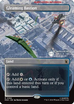 Gleaming Bastion (Borderless) (MSH-382) (Foil)