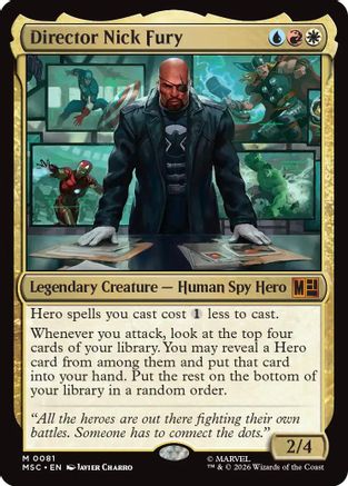 Director Nick Fury (Surge Foil) (MSC-081)