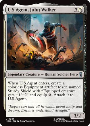 U.S.Agent, John Walker (MSH-236) (Foil)