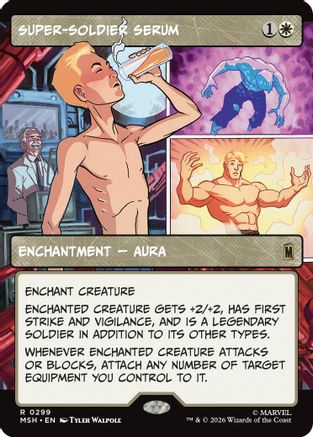 Super-Soldier Serum (Borderless) (MSH-299) (Foil)