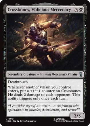 Crossbones, Malicious Mercenary (MSH-091)