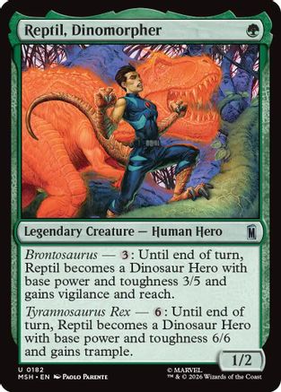 Reptil, Dinomorpher (MSH-182) (Foil)