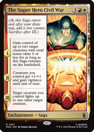 The Super Hero Civil War (MSH-231) (Foil)