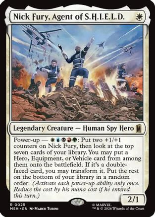 Nick Fury, Agent of S.H.I.E.L.D. (MSH-025) (Foil)