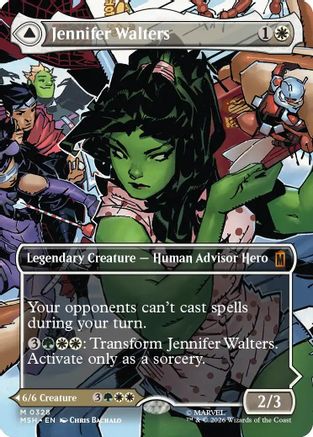 Jennifer Walters (Borderless) (0328) (MSH-328) (Foil)