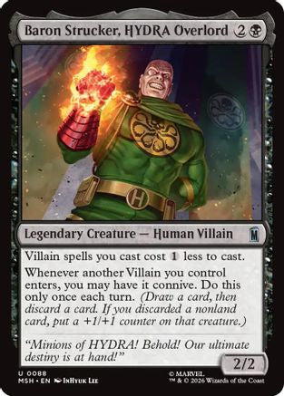 Baron Strucker, HYDRA Overlord (MSH-088)