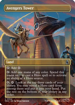 Avengers Tower (Borderless) (MSH-334)