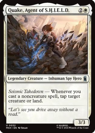 Quake, Agent of S.H.I.E.L.D. (MSH-032) (Foil)