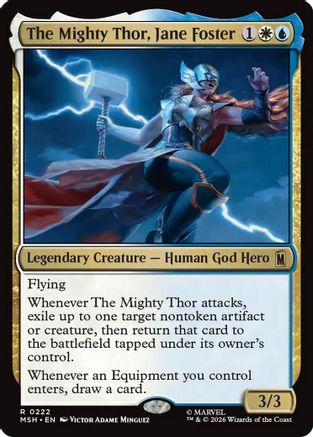 The Mighty Thor, Jane Foster (MSH-222) (Foil)