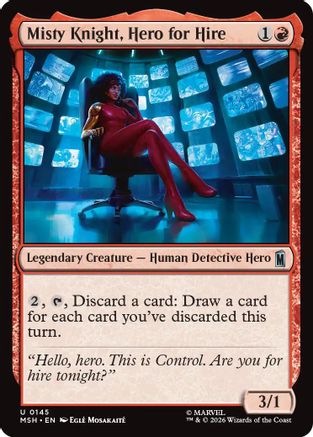 Misty Knight, Hero for Hire (MSH-145)