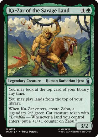 Ka-Zar of the Savage Land (MSH-174) (Foil)