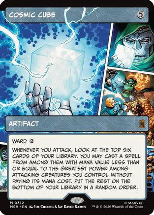 Cosmic Cube (Borderless) (0312) (MSH-312) (Foil)