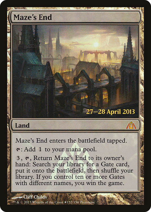 Maze's End (PRE-152★) (Foil)
