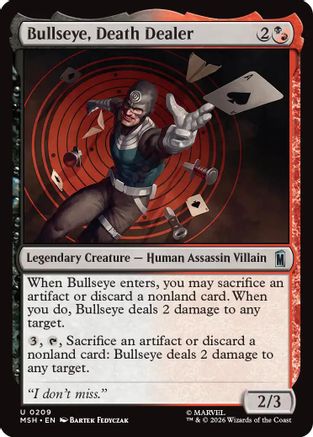 Bullseye, Death Dealer (MSH-209) (Foil)
