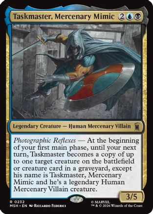 Taskmaster, Mercenary Mimic (MSH-232) (Foil)