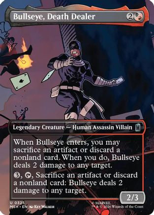Bullseye, Death Dealer (Borderless) (MSH-325) (Foil)
