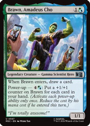 Brawn, Amadeus Cho (MSH-567)
