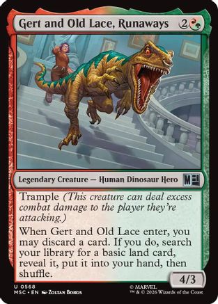 Gert and Old Lace, Runaways (MSH-568) (Foil)